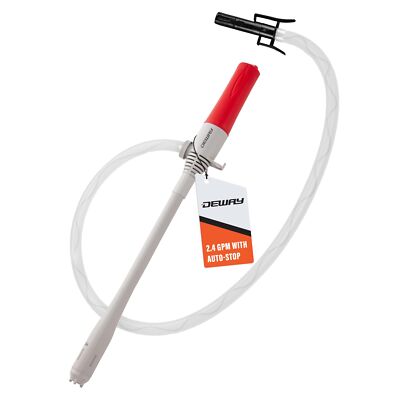 Deway Automatic Small 15'' Fuel Transfer Pump W/Auto-Stop & Beep