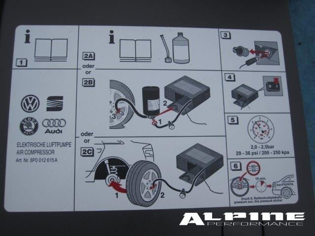 Lamborghini tire air compressor