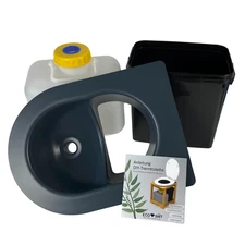 DIY kit separating toilet, DIY kit, kit, 10L Ecoshit