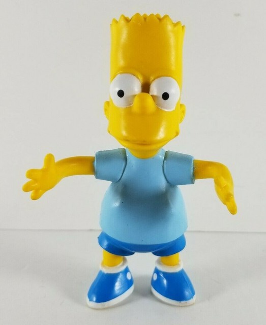 The Simpsons Bart Simpson Bendable Action Figure 1990 Jesco 4-1/2