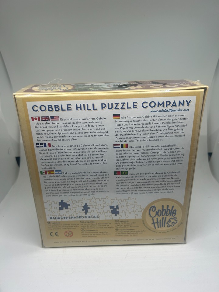 NOS Cobble Hill 2019 Christmas Party 500 Piece Puzzle Sleigh Christmas