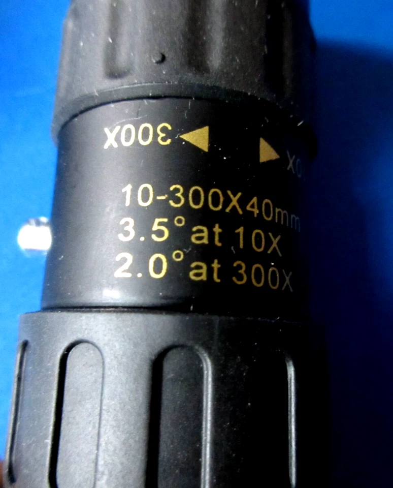 Monocular Zoom Rubber Armored Telescope for Hunting / Camping 10-300X 40MM - Image 3 of 4