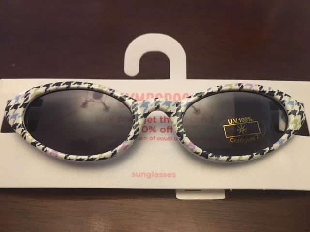 Óculos de sol ESCOLHA Gymboree 3 6 12 18 24 2T 3T 4T 5T 6 novo com etiquetas partida de tênis - Imagem 2 de 2