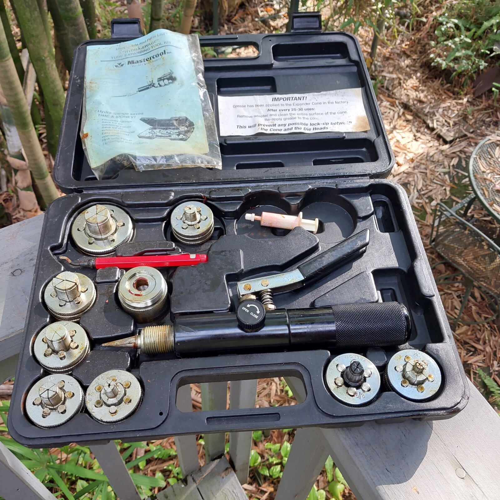 MASTERCOOL 71600 Head Kit Hydra Swage Tube Expander Yellow Jacket Head