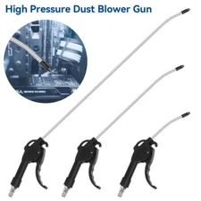3x Air Blow Gun Compressed Air Line Duster Long Nozzle Tool For Compressor New