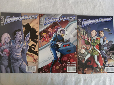 Galaxy Quest 1st Printing Comic LOT Sci Fi Humor 1 3 5 Scott Lobdell Kyriazis 08