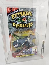Extreme Dinosaurs Dino Vision Head Strike Spike Action Figure 1997 Mattel AFA 80
