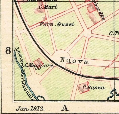 Mapa antiguo de Milán con fecha de 1912 mapa original plano de la ciudad LOMBARDÍA ITALIA MILANO - Imagen 5 de 12