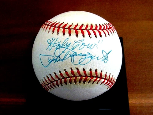 PHIL RIZZUTO HOLY COW NEW YORK YANKEES HOF MVP SIGNED AUTO VTG OAL BASEBALL JSA