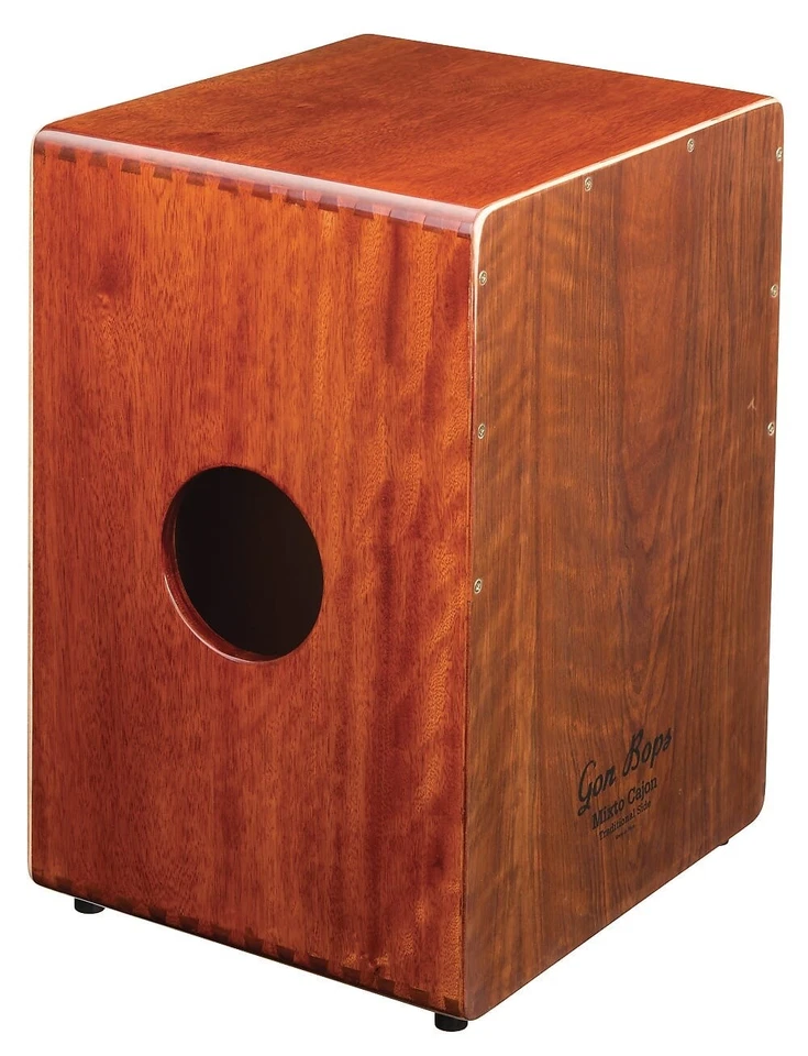 Gon Bops Mixto Cajon Drum Natural Lacquer +Bag & Ship | NEW | Authorized Dealer - Image 3 of 4