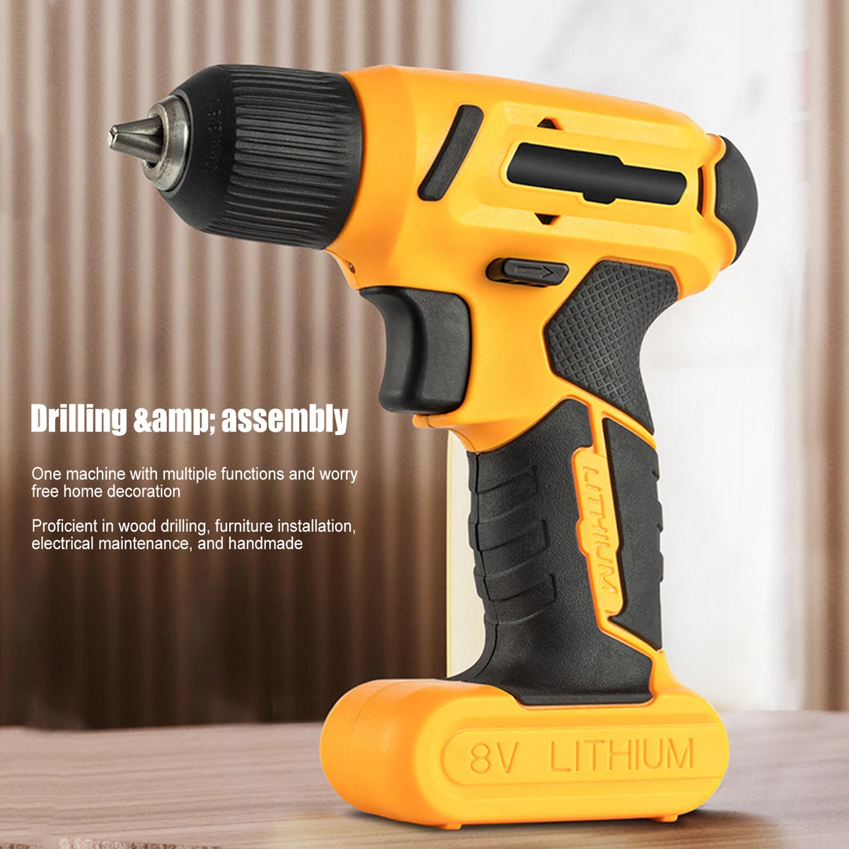 Electric Rechargeable Cordless Screwdriver Drill - Electric