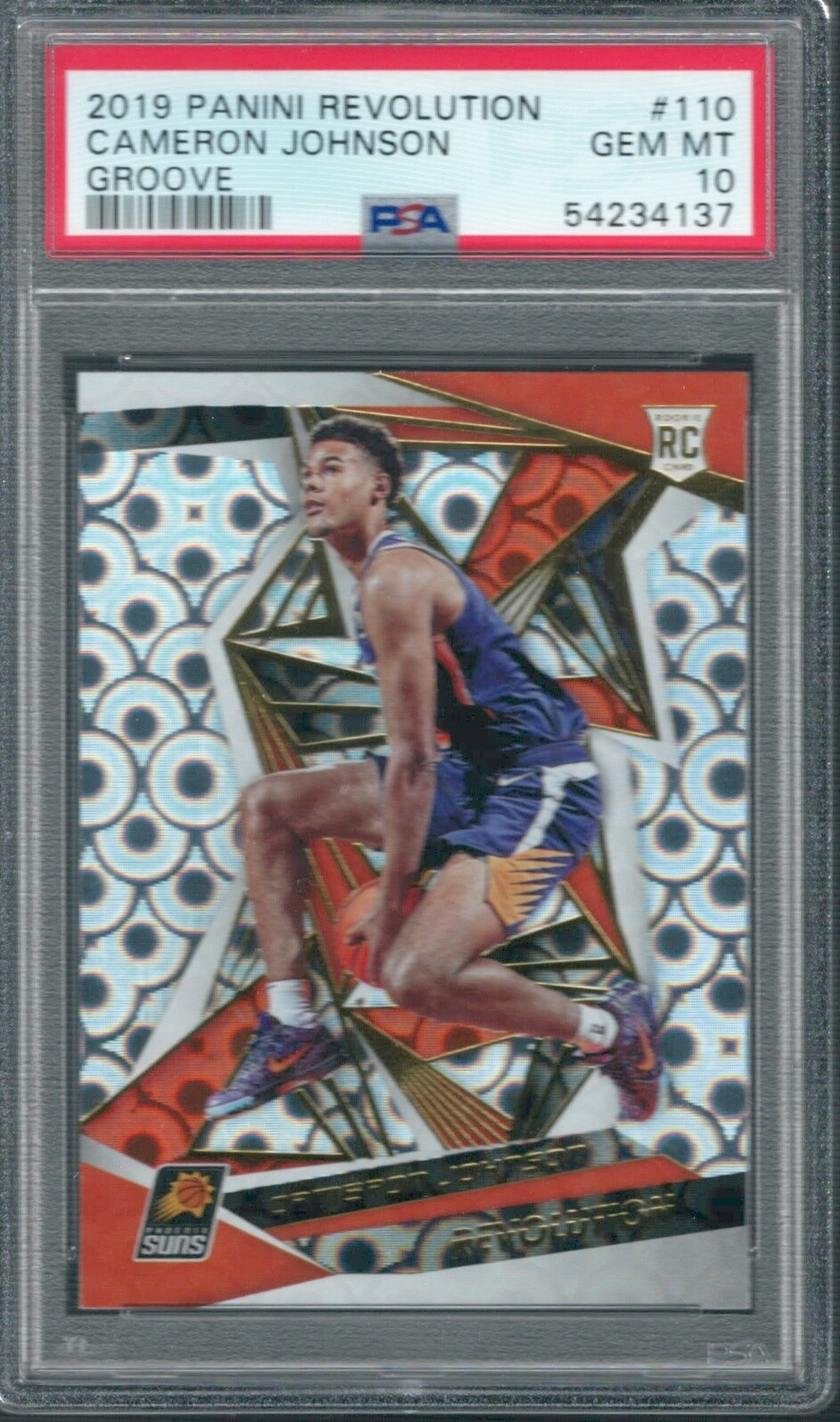 2019-20 Panini Revolution #110 Cameron Johnson Groove PSA 10