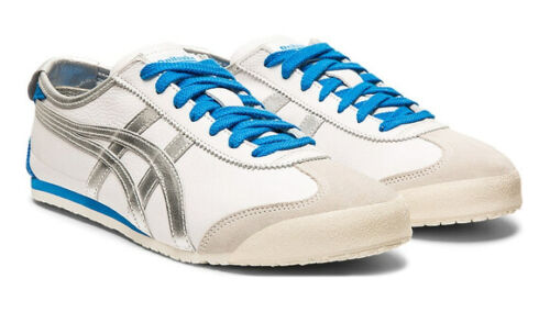 General Estar confundido Individualidad Onitsuka Tiger Mexico 66 Zapatillas Blanco Puro Plateado Azul ASICS Cuero |  eBay