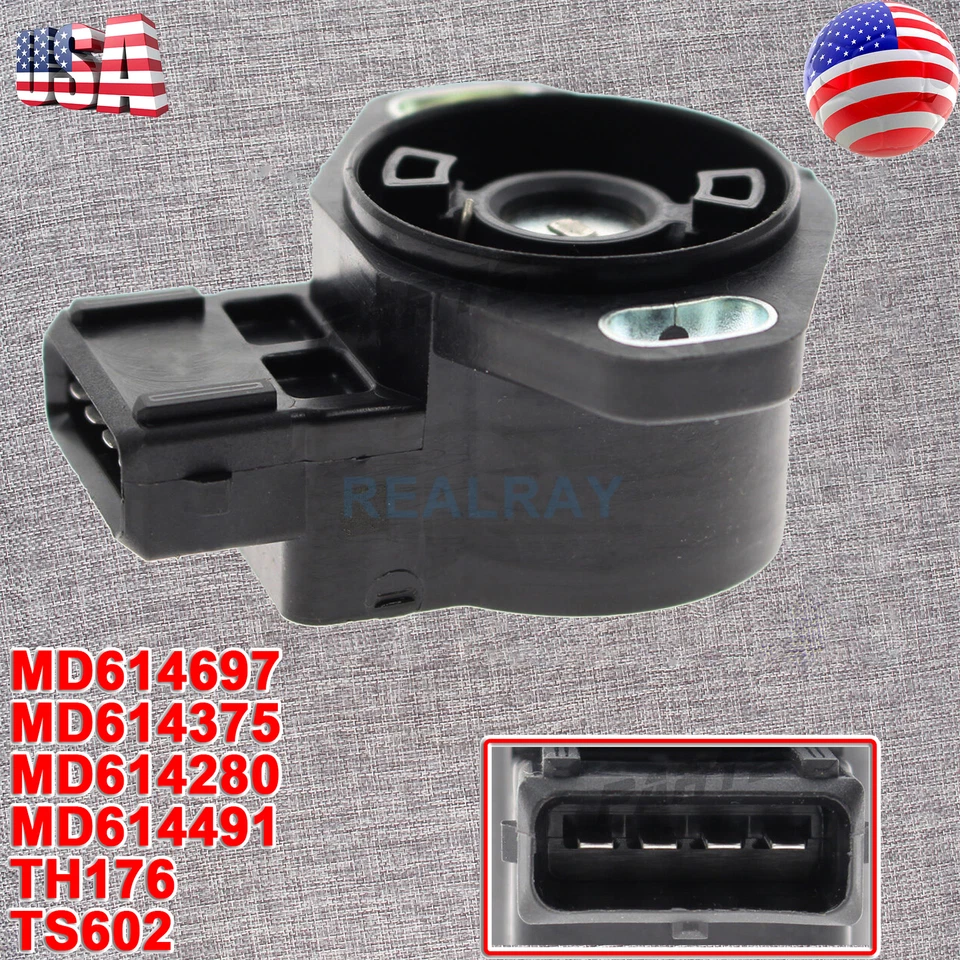 Sensor de posición del acelerador MD614280 TPS para Mitsubishi Pajero Dodge Eagle Summt Foto 4 de 4