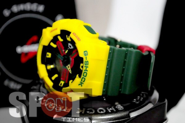 Casio G-Shock Rastafarian Green Men's Watch GA-110RF-9A | eBay