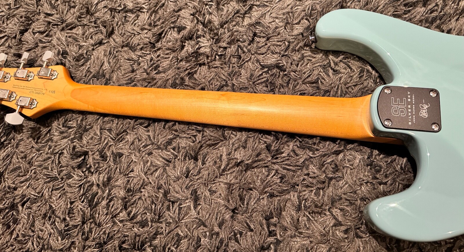 PRS Silver Sky SE Stone Blue With Locking Tuners eBay