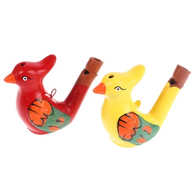 Coloured Drawing Water Bird Whistle Kid Early Learning Educational Children Toy-