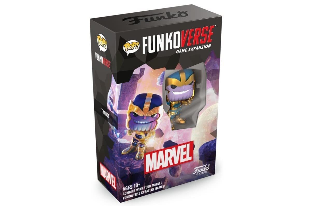 Funko Games Funkoverse: Marvel 101 1-Pack - Thanos - 3'' (7.6 Cm) POP! - Light S