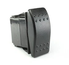 Carling MOMENTARY "ON" Rocker Switch DPST, 20A 12VDC 4 prongs, MOMENTARY IS ON