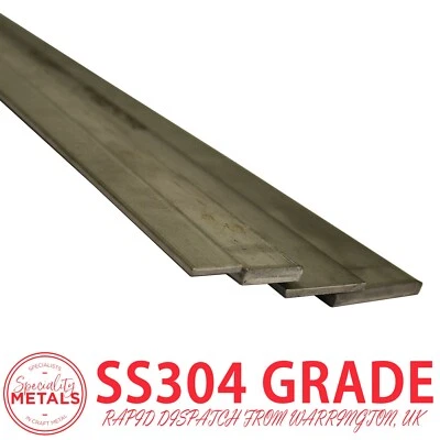 Speciality Metals Stainless Steel Flat Bar Strip 304 | 20mm x 3mm To 50mm x 6mm