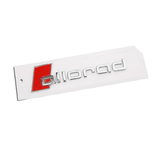 Für Audi Allroad Schriftzug Embleme Aufkleber Flache Badge Sticker Auto NEW - Picture 5 of 5