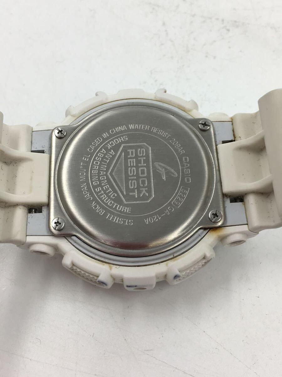 Casio WristWatch watch Mens G-SHOCK GA-120A-7AJF Digital White