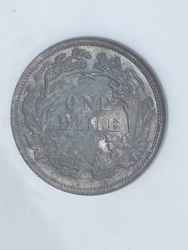 1871-P 10C Sitzende Freiheit Silber Groschen ~ ANACS GRADED PF63 PROOF BREEN - 3354 - Bild 7 von 17