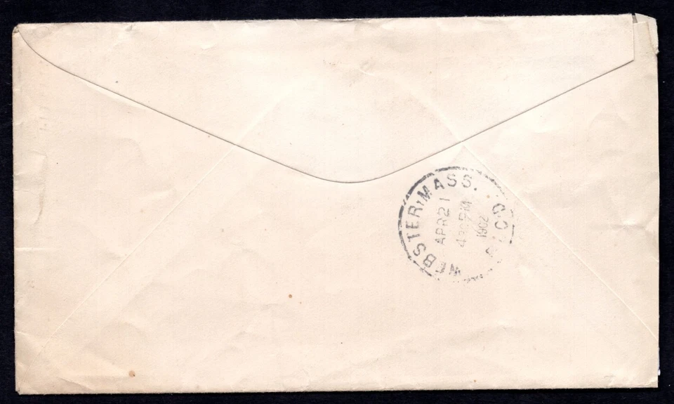 US 1902 ADVERTISING FIREARMS DAVENPORT ARMS CO. NORWICH, CONN. TO WEBSTER, MASS - Image 2 of 2