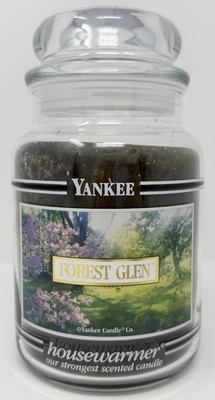 Yankee Candle FOREST GLEN Black Band Large Jar Housewarmer, 22oz *80% LEFT*