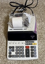 Sharp EL-1197PIII Desktop Printing Calculator, Large Keys/Display, Tax/Time