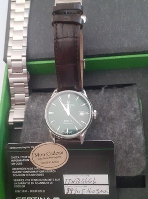 Certina DS-1 Powermatic 80 Grünes Zifferblatt 