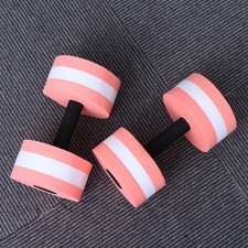 2 Pcs Foam Water Dumbbells Barbells for Pool Aquatic Resistance Workout