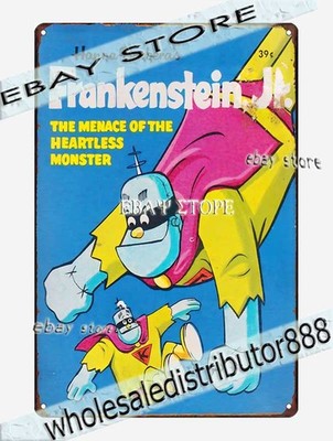 1968 Monster Junior Heartless Menace Cover Tin Sign cafe tavern plaque