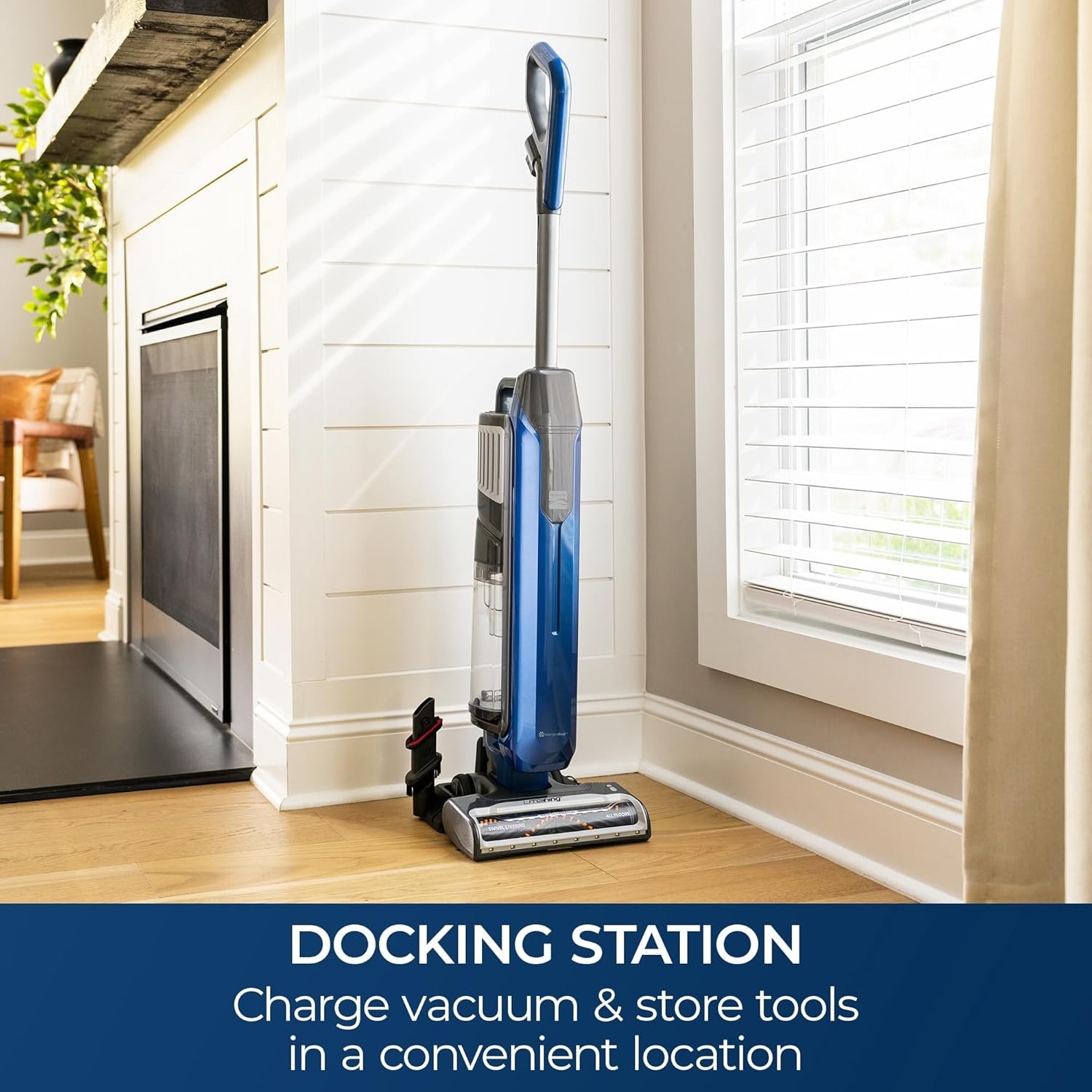 CU5001 Litening Cordless Upright Vacuum – Lift-Up, Hair-Eliminator Nozzle, HEPA