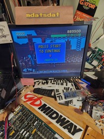 MORTAL KOMBAT 1 PCB JAMMA ARCADE BOARD TURBO NINJA 3.1 REV SET WORKING! MIDWAY