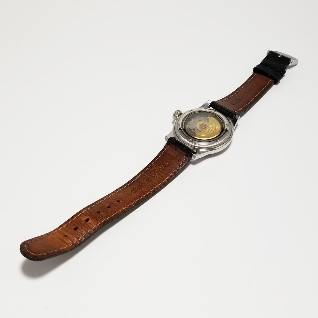 Oris Automatic Pointer Date 7463 Black Dial Vinta… - image 10