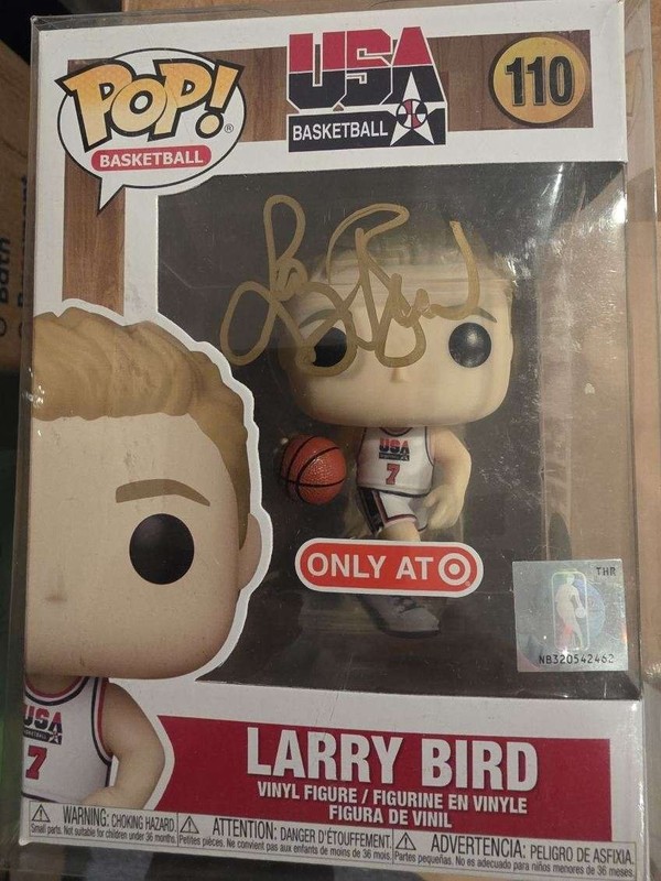 Larry Bird Autographed Funko