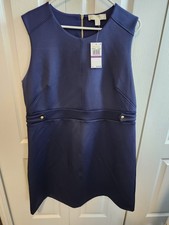 MICHAEL KORS WOMENS TRUE NAVY DRESS SZ XXL NWT