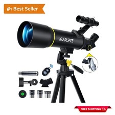 Telescope, 70mm Aperture 400mm AZ Mount Astronomical Refracting Telescopes 20...