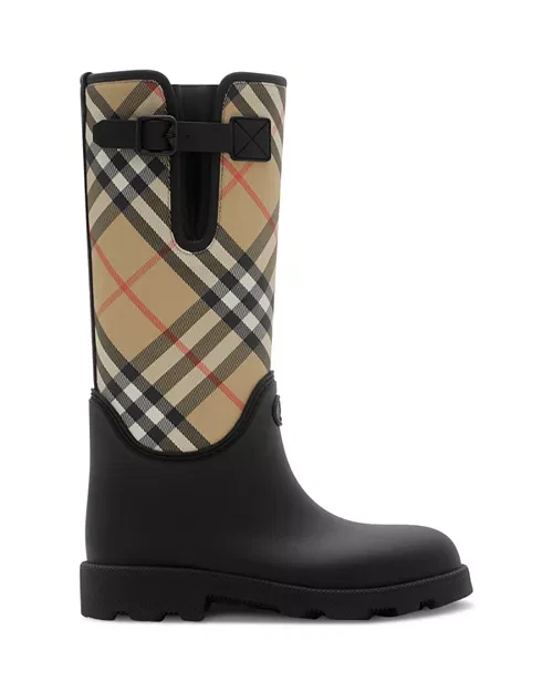Burberry Black Rubber Boots for Women for sale | eBay