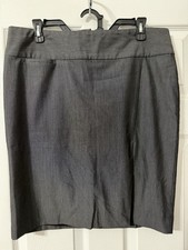Express Design Studio Pencil Skirt Dark Gray/Grey Size 10 Pre-owned 