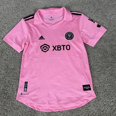 Inter Miami CF Jersey Boys Small Pink MLS Soccer Football Adidas