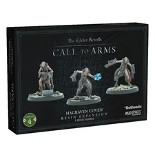 Elder Scrolls Call to Arms Hagraven Miniatures Set 32mm Resin Figures