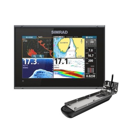 Simrad GO9 XSE 9'' Active Imaging 3-in-1 C-Map Discover Chartplotter 