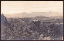 Lovell, Maine RPPC Looking West from Camp Conifer - Bicknell Mfg. Co.