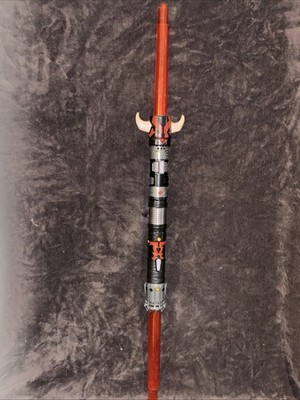 Star Wars Lightsaber Forge Darth Maul Double-Bladed Electronic Red Lightsaber