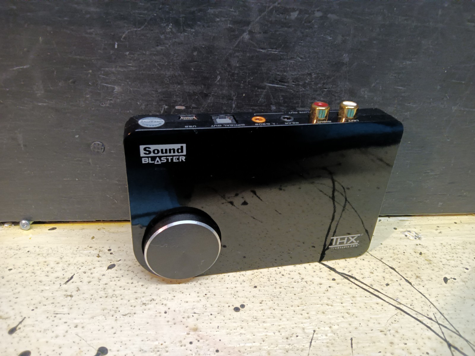 Blaster X-fi Surround 5.1 Usb Sound Card Black Sb0910 Free S