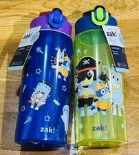 Zak Designs 25oz Bluey Halloween Set of 2 Bottles