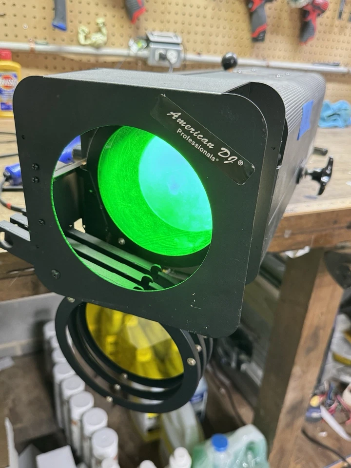American DJ FS-1000 Follow Spot Light w/ Color Filters – Tested Working - Image 2 of 4