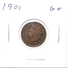 1901 US Indian Head Cent  G Good Free Shipping